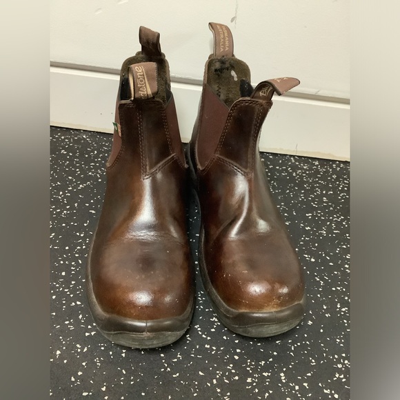 Brown blundstone steel toed boots men’s size 8 women’s 10 - Picture 4 of 6